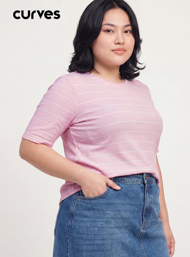 Women Striped T-shirt