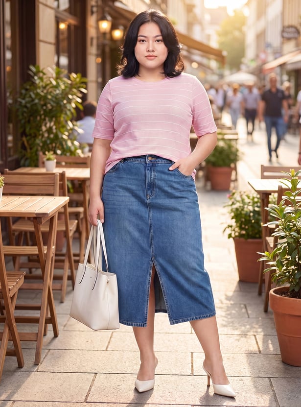 Women Striped T-shirt