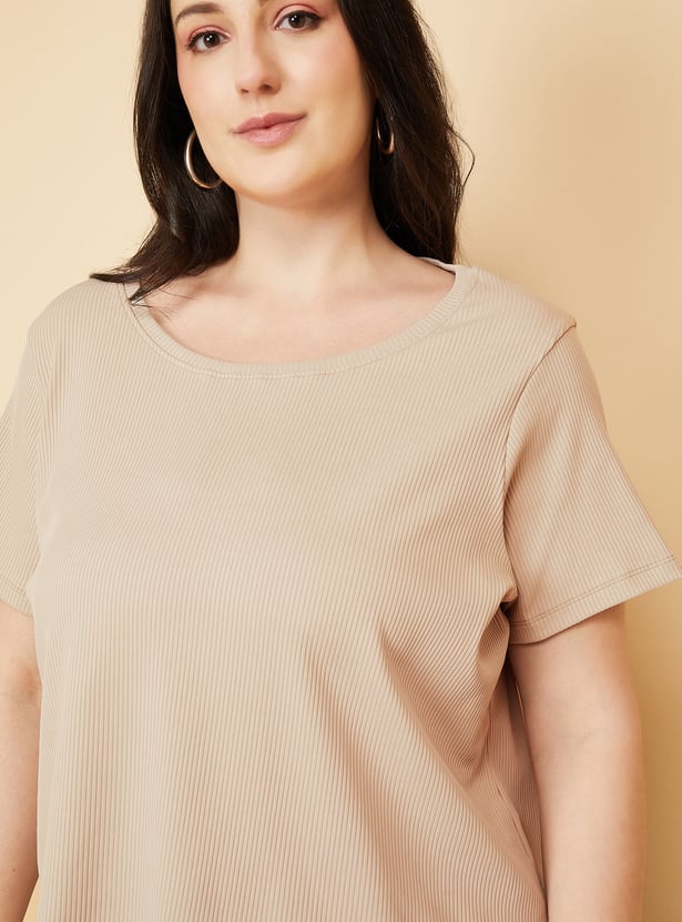 Women Ribbed T-shirt