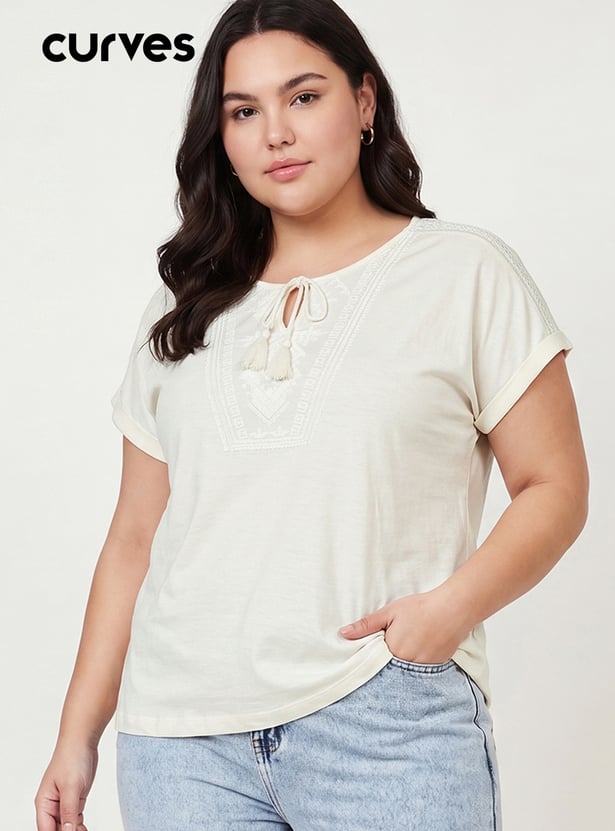Women Embossed Top