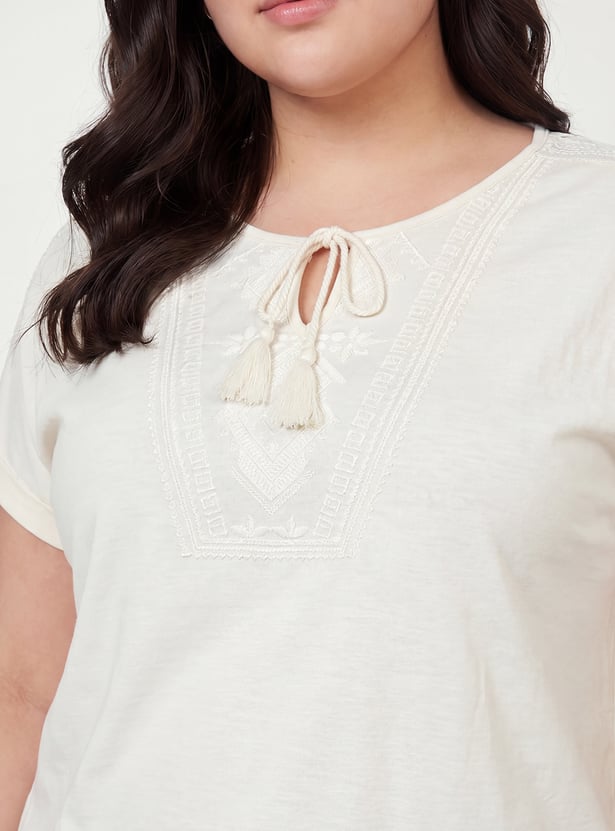 Women Embossed Top