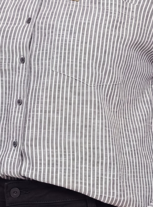 Women Striped Regular Fit Shirt