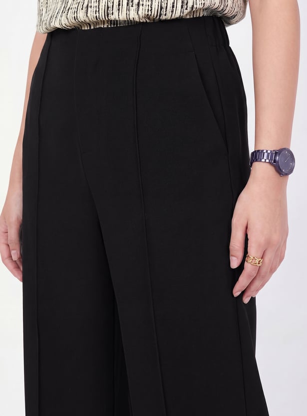 Women Solid Trousers