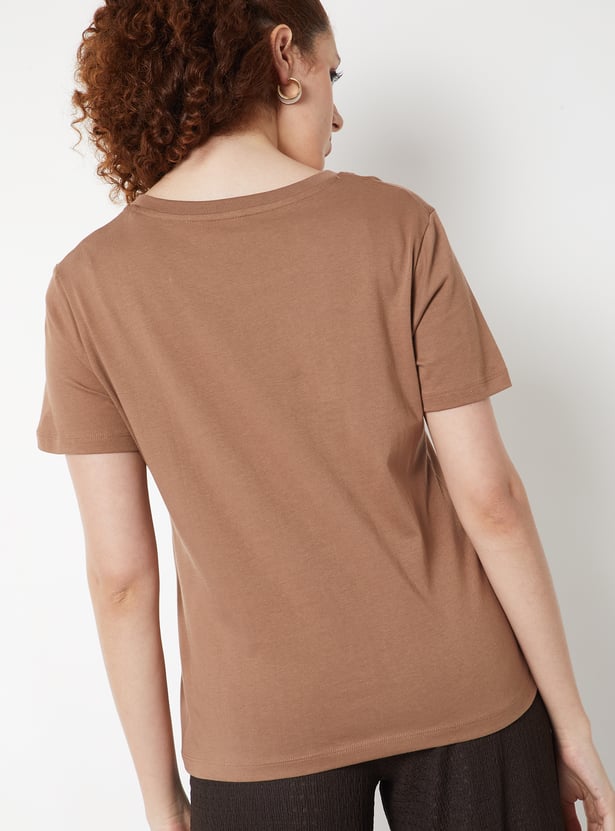 Women Animal Print T-shirt