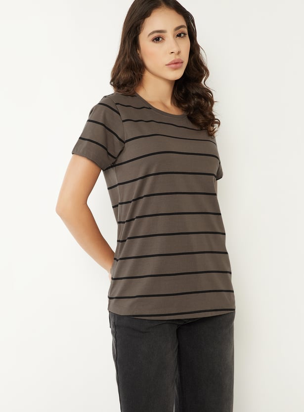 Women Striped T-shirt