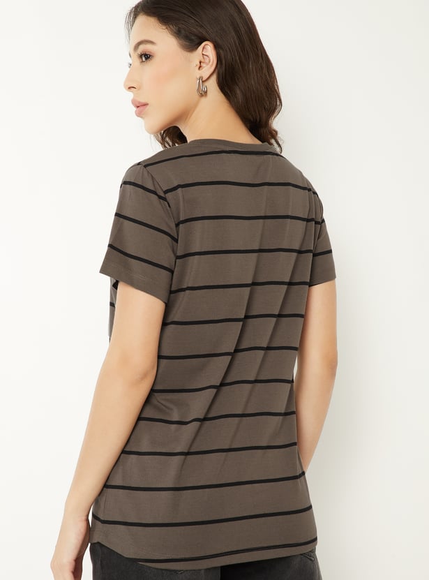 Women Striped T-shirt