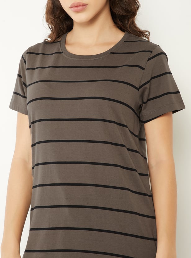 Women Striped T-shirt
