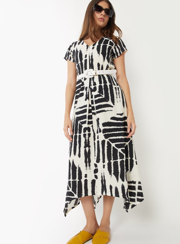 Women Printed A-line Dress