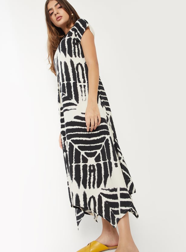 Women Printed A-line Dress