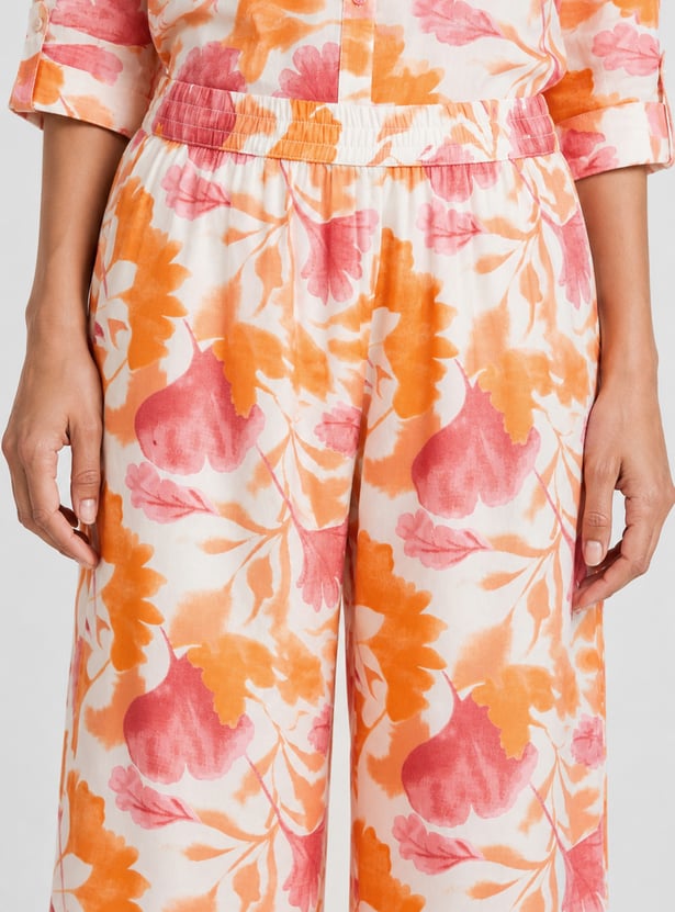 Women Floral Straight Kurta Set