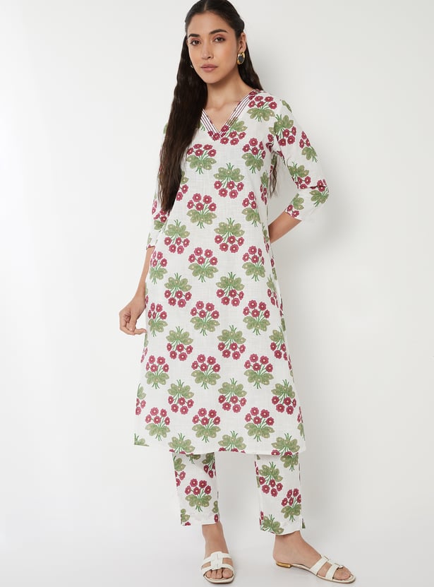 Women Printed Straight Kurta
