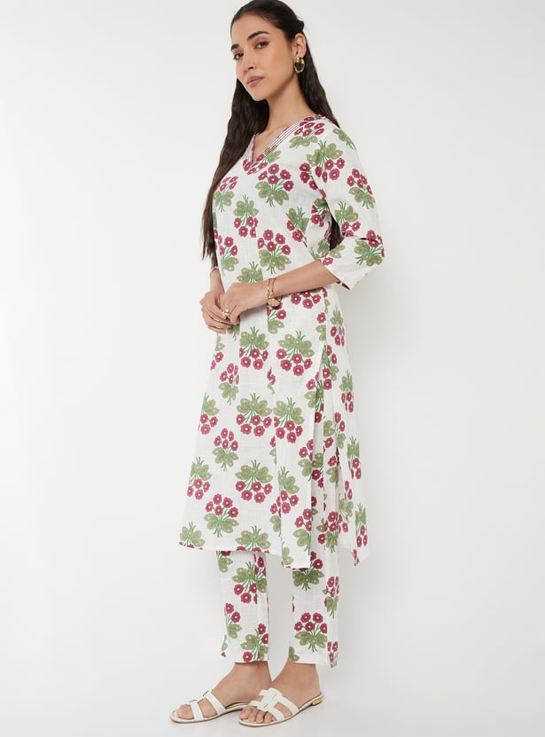 Women Printed Straight Kurta