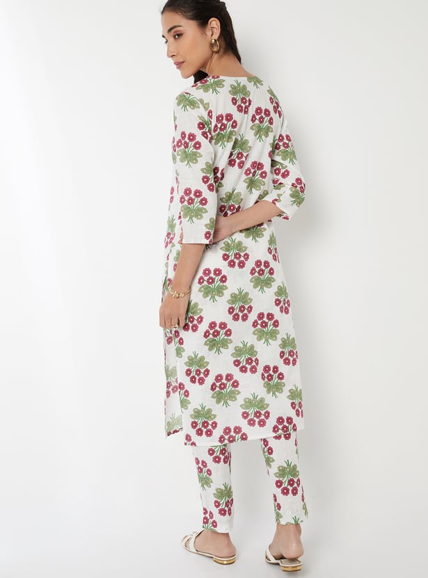 Women Printed Straight Kurta