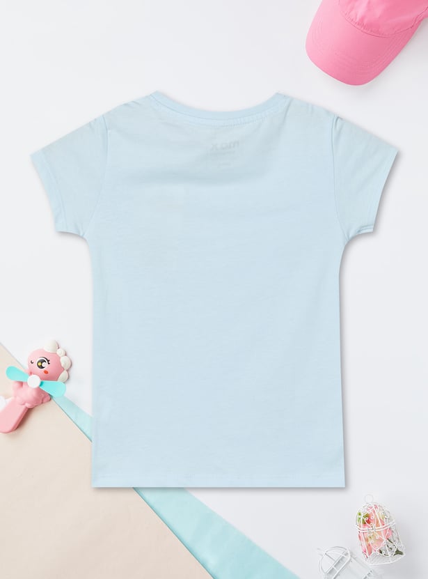 Girls Graphic Print T-shirt