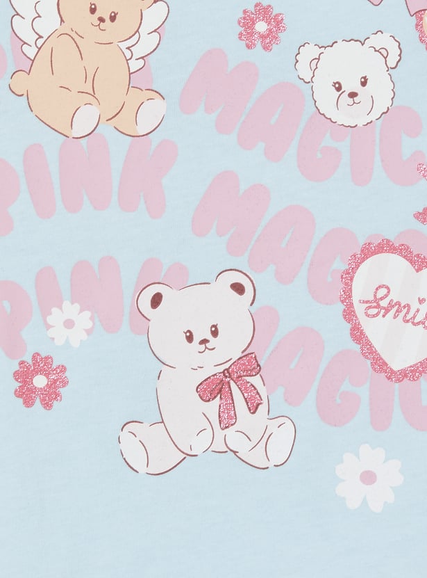 Girls Graphic Print T-shirt