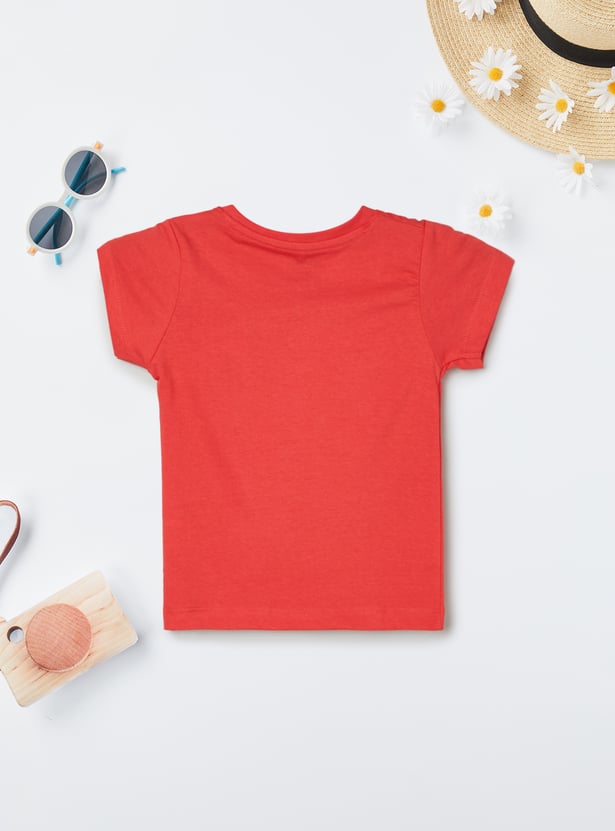 Girls Graphic Print T-shirt