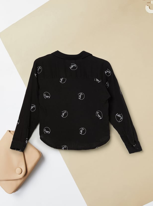 Girls Embroidered Shirt