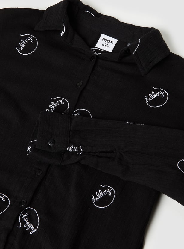 Girls Embroidered Shirt