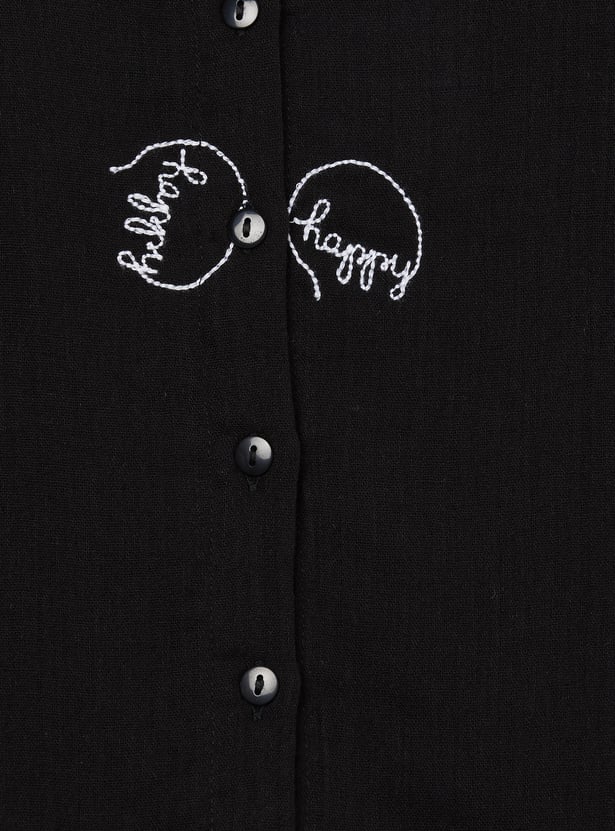 Girls Embroidered Shirt