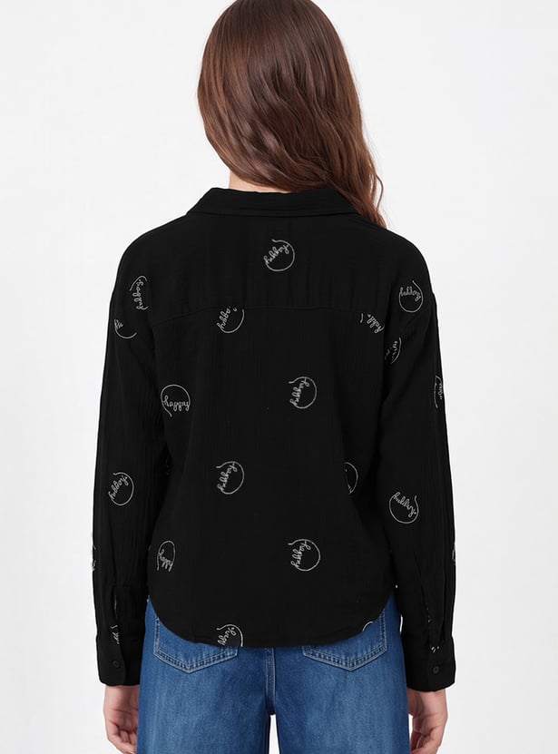 Girls Embroidered Shirt
