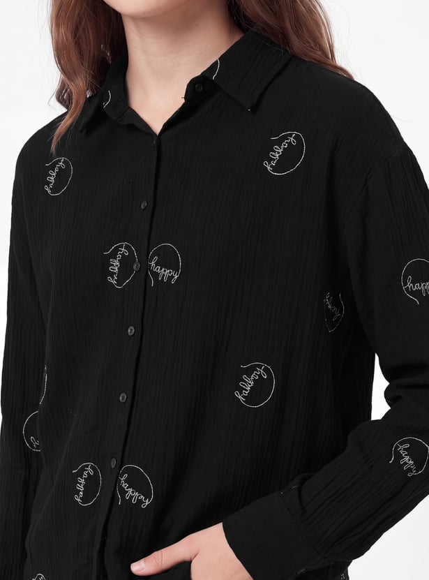Girls Embroidered Shirt