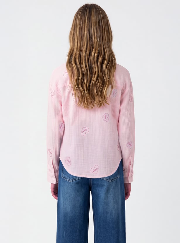 Girls Embroidered Shirt