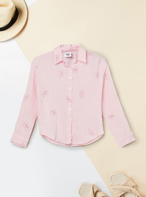 Girls Embroidered Shirt