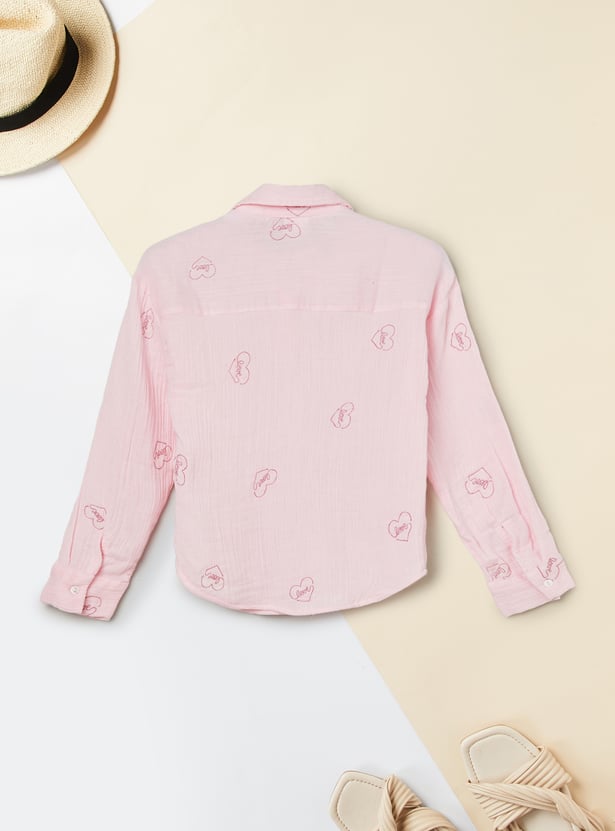 Girls Embroidered Shirt