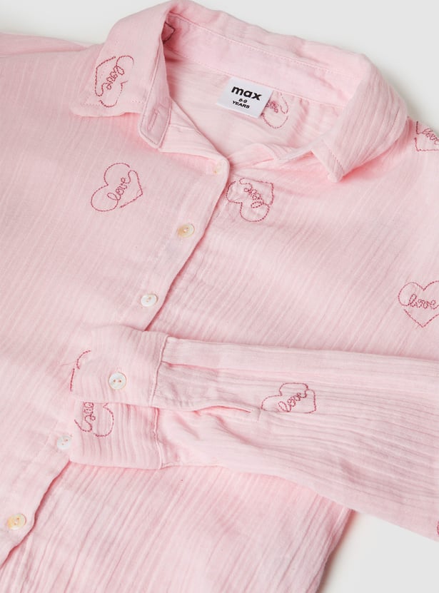 Girls Embroidered Shirt