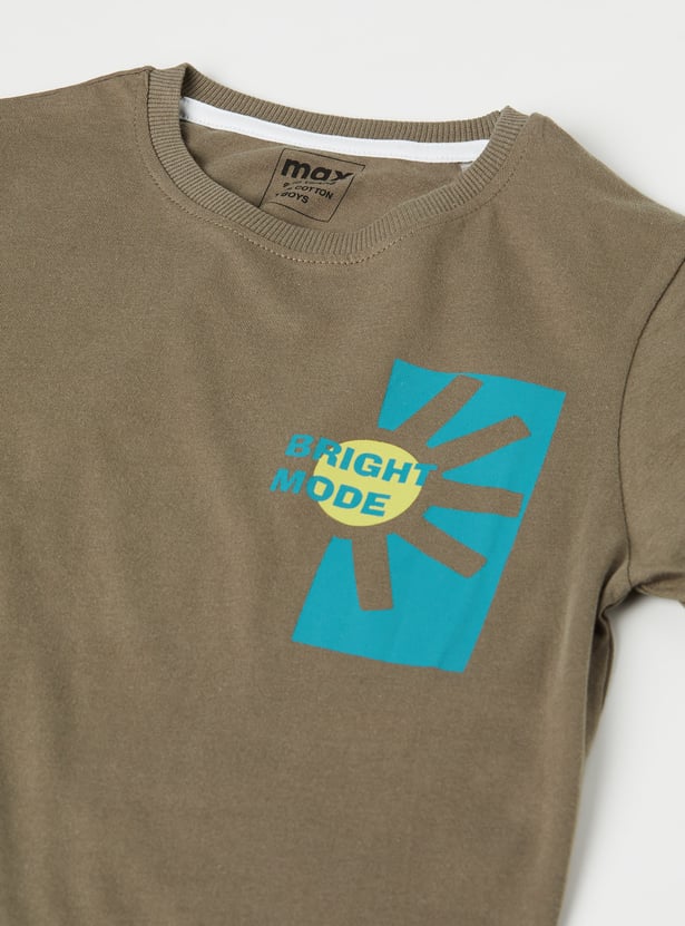 Boys Placement Print T-shirt