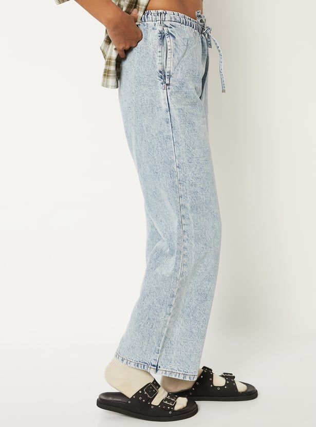 Women Light Wash Jeans