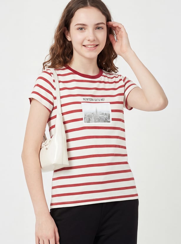 Girls Striped T-shirt