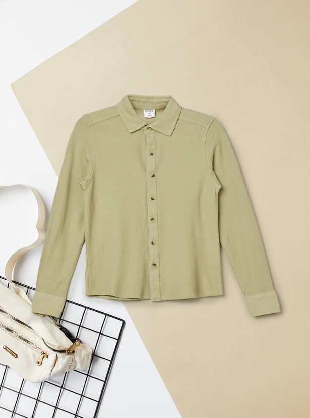 Boys Solid Shirt