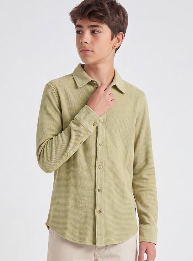 Boys Solid Shirt
