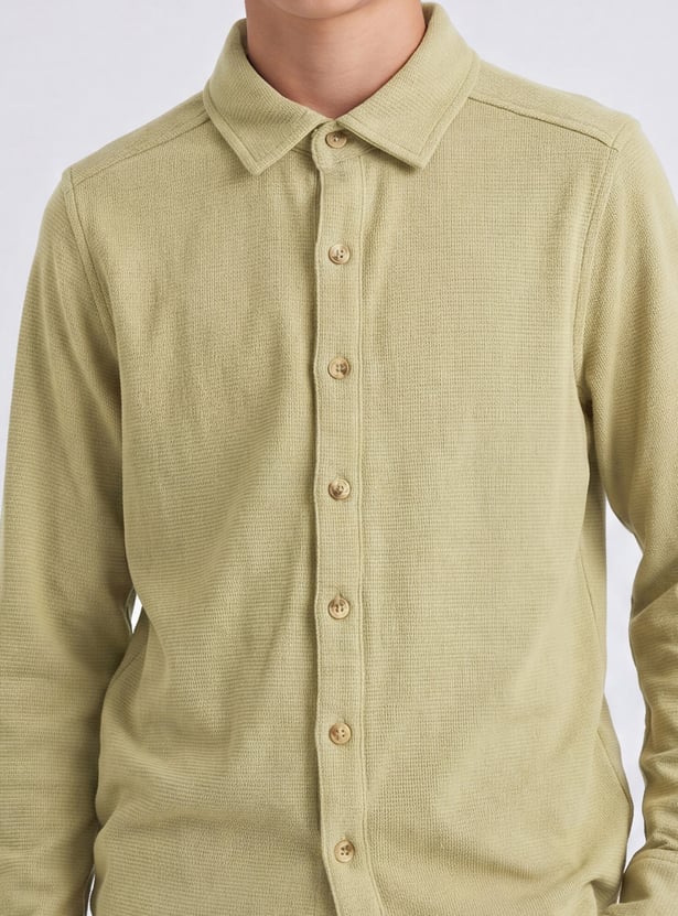 Boys Solid Shirt