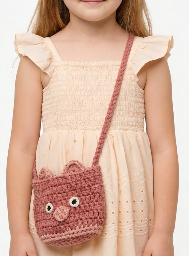 Girls Schiffli Embroidered Dress