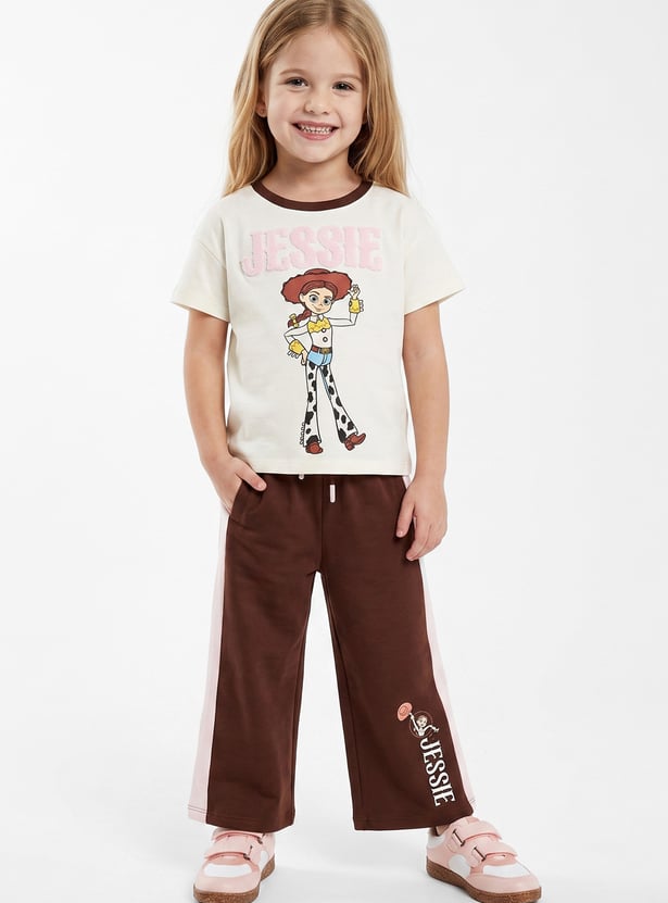 Girls Jessie Print Trousers Set
