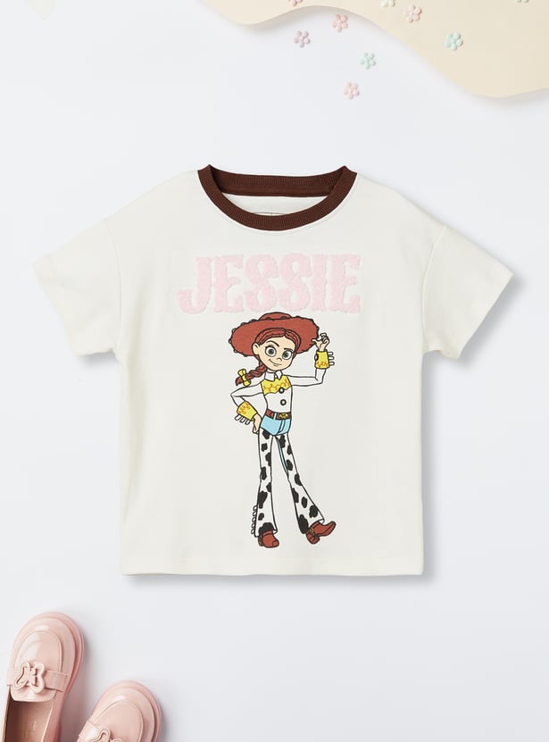 Girls Jessie Print Trousers Set