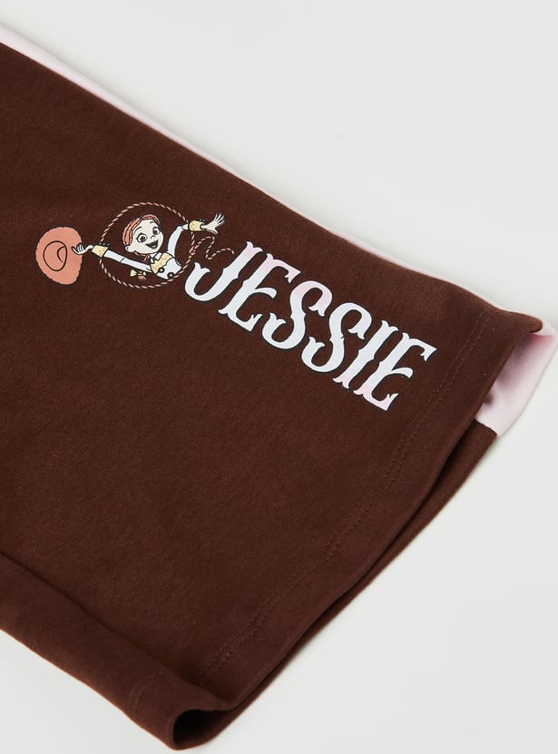 Girls Jessie Print Trousers Set