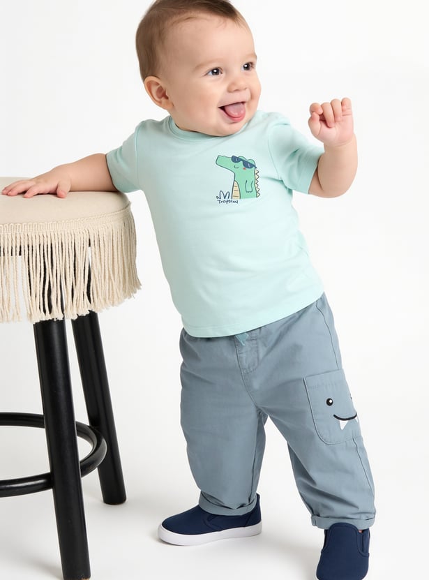 Boys Embroidered Trousers