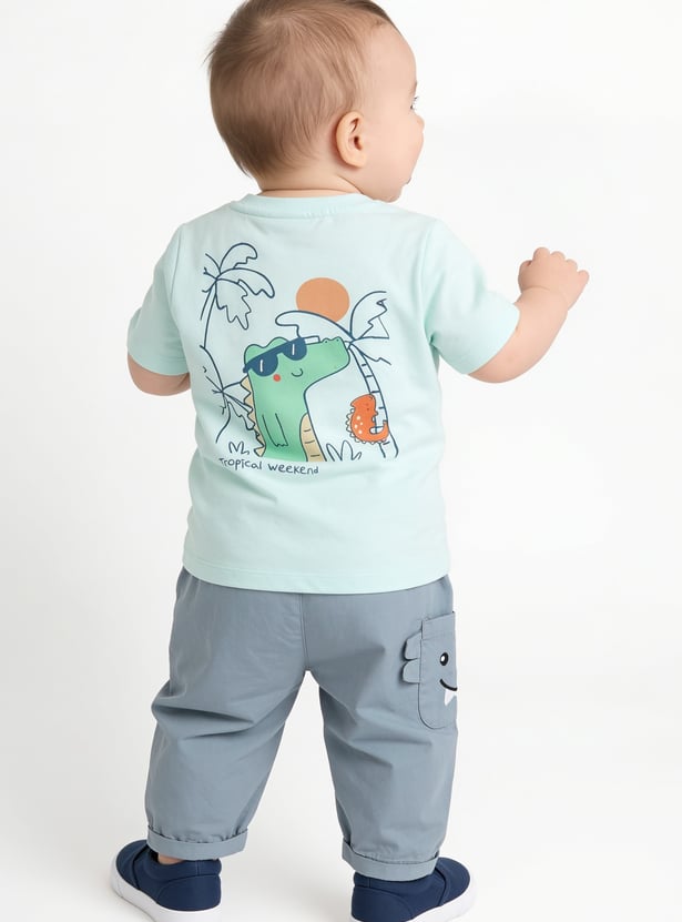 Boys Embroidered Trousers