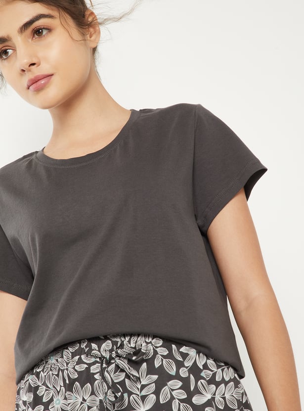 Women Printed PJ Set