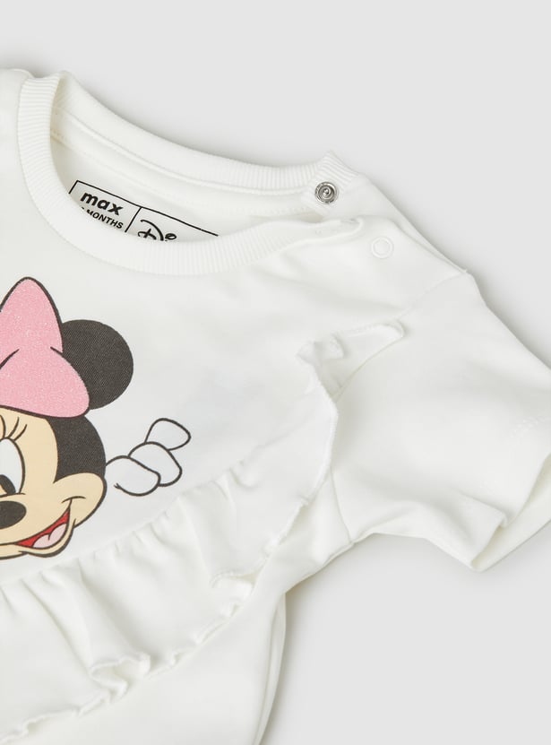 Girls Minnie & Daisy Duck Printed Shorts Set