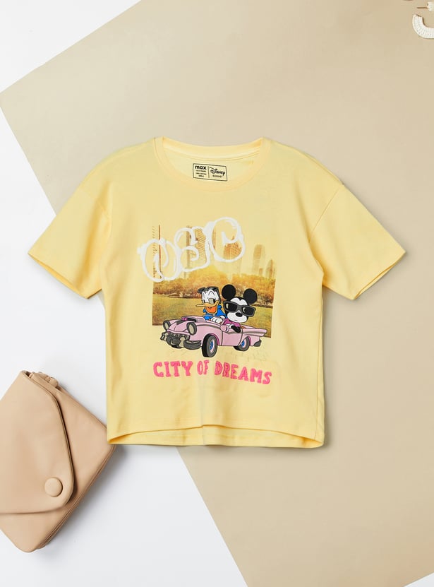 Girls Mickey & Donald T-shirt
