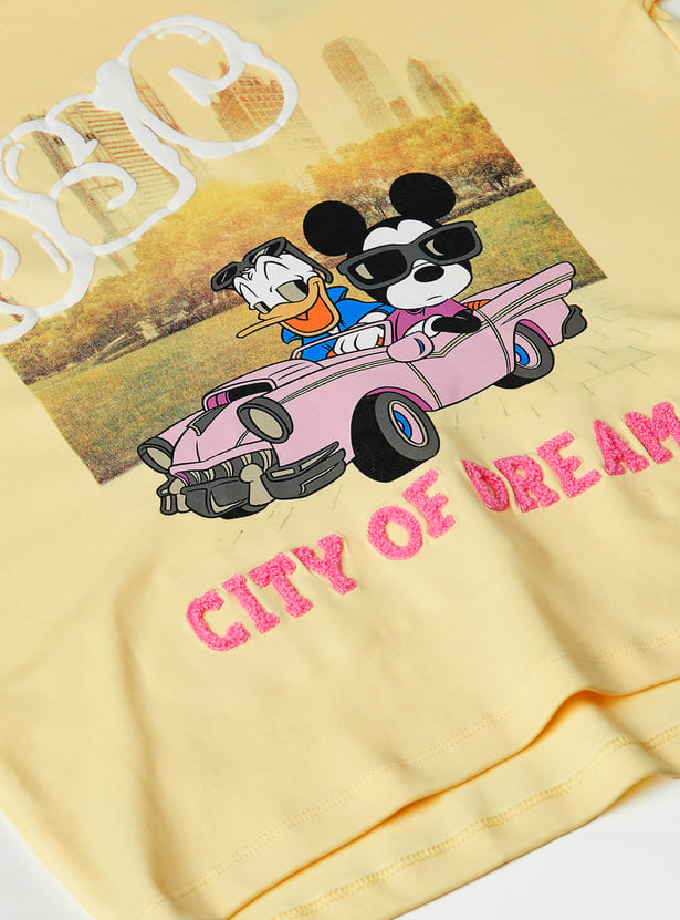 Girls Mickey & Donald T-shirt