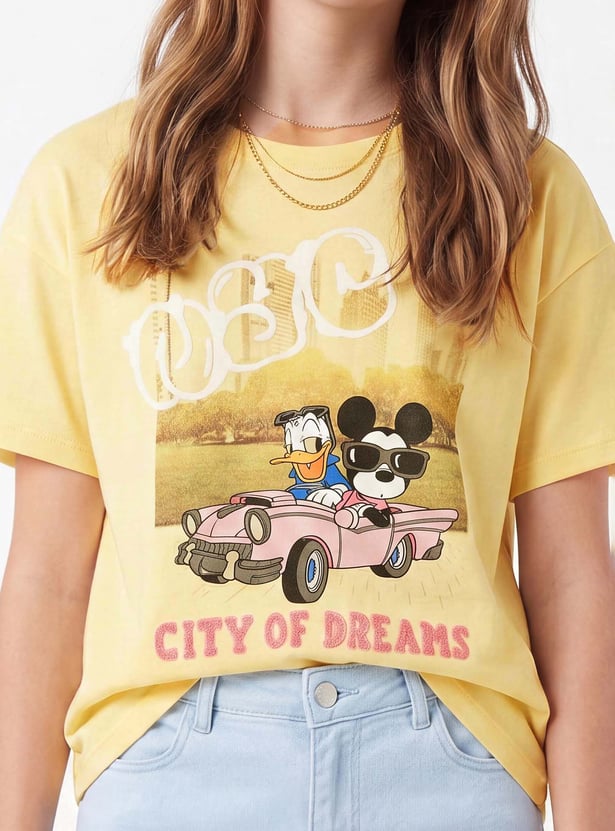 Girls Mickey & Donald T-shirt
