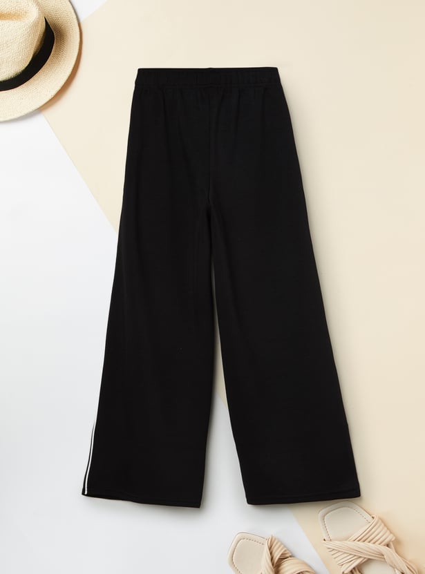 Girls Solid Track Pants