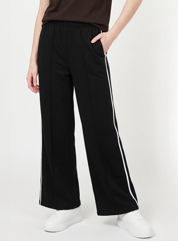 Girls Solid Track Pants