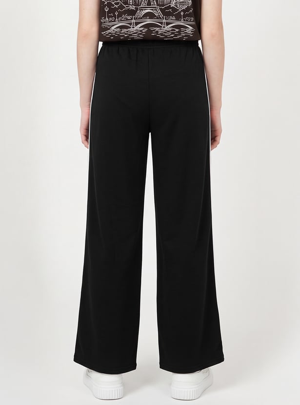 Girls Solid Track Pants