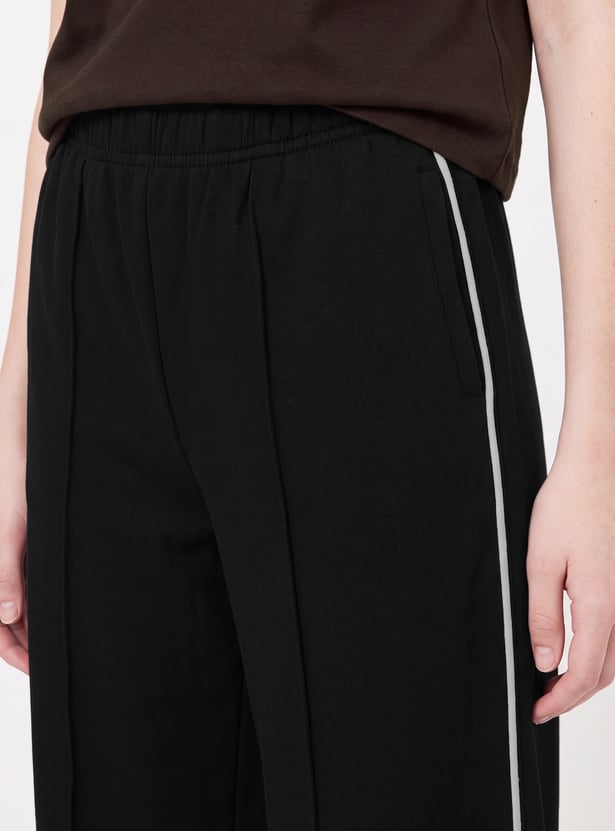Girls Solid Track Pants